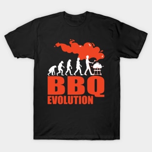 BBQ Barbecue Evolution Funny Grill T-Shirt